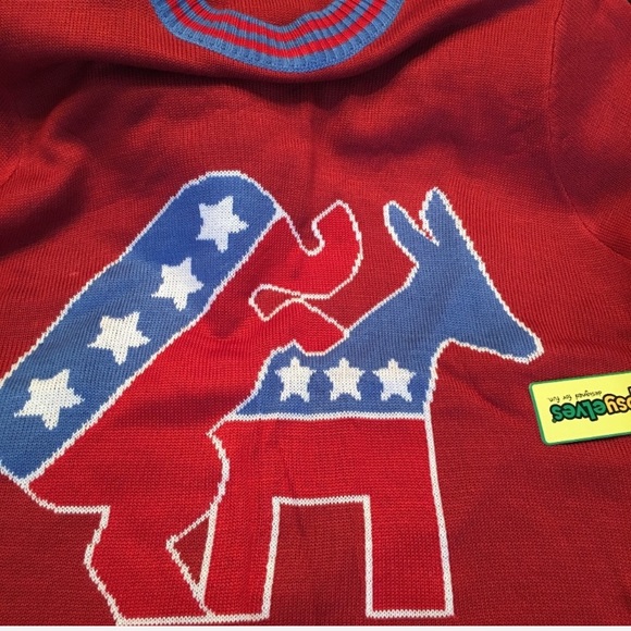 Brand New  Humping Republican Elephant Sweater. - Picture 2 of 3